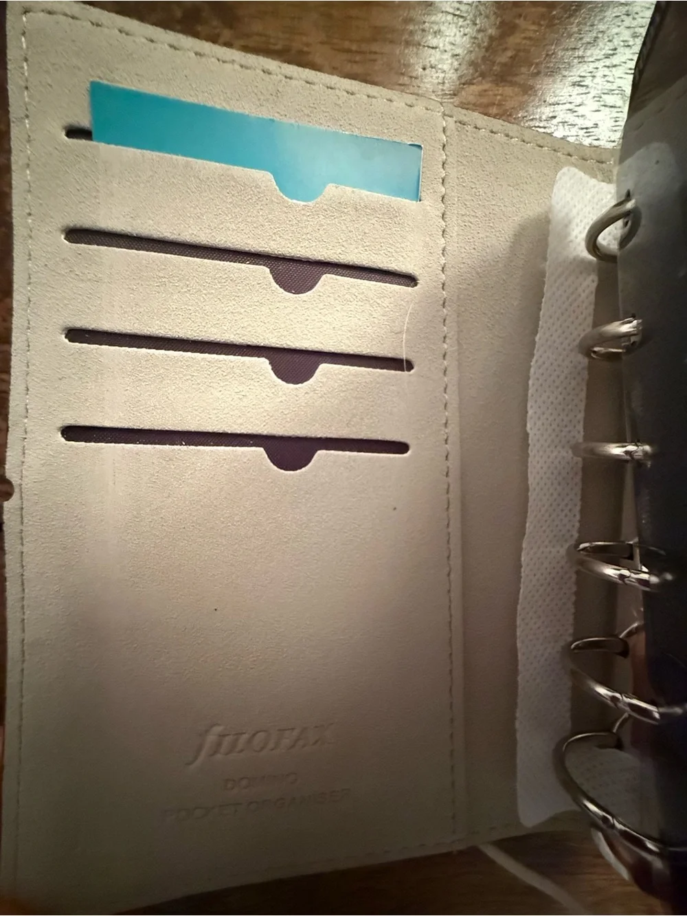 Filofax Brown “Domino” Pocket Planner/Organizer